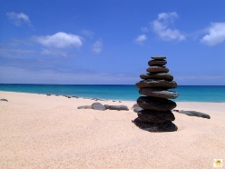 Glücksbringer am Strand von Boa Vista